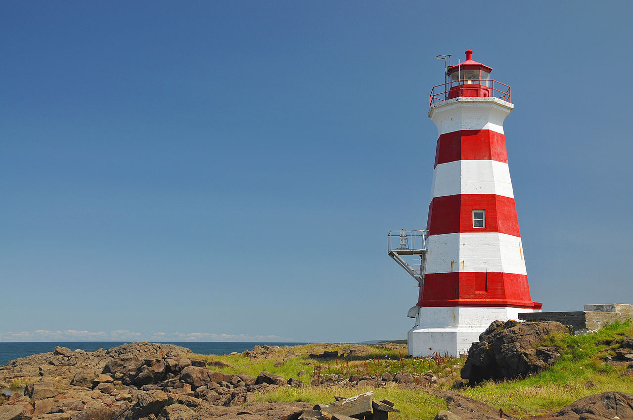 Western Brier Island Lighthouse photo by Dennis G. Jarvis