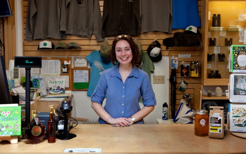 Lydia Coburn in the Nature Store