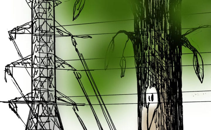 transmission line sketch