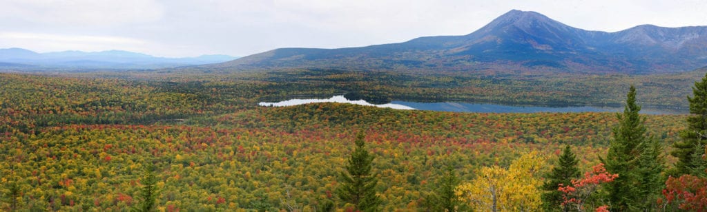 View from Barnard Mountain in Katahdin Woods and Waters National Monument