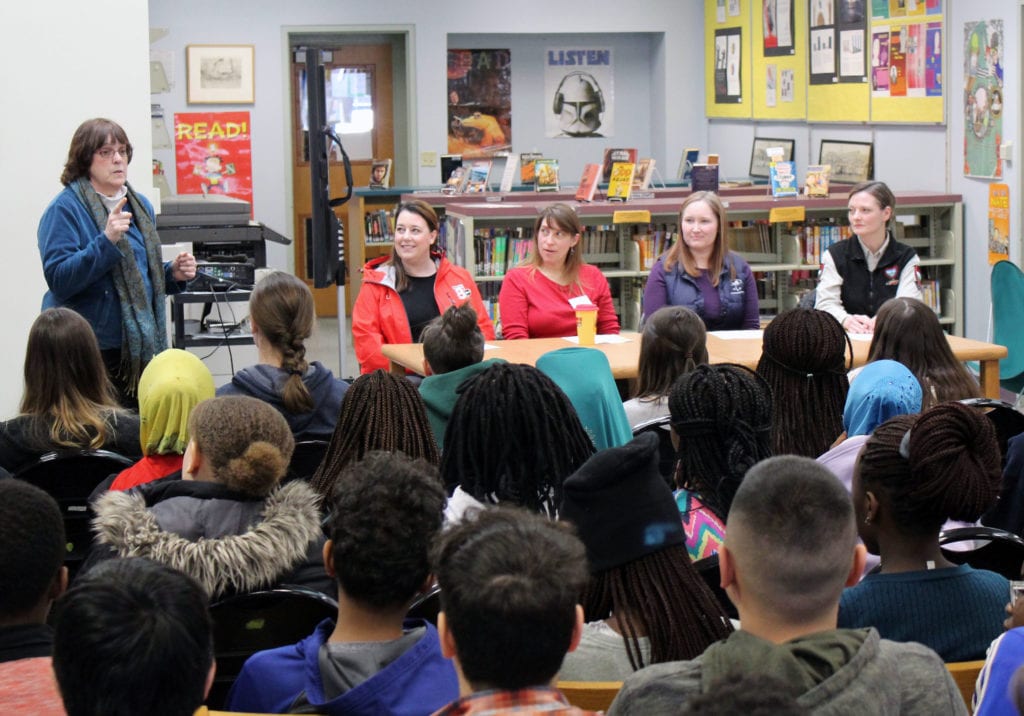 Women in Science panel at King Middle School 2-11-19