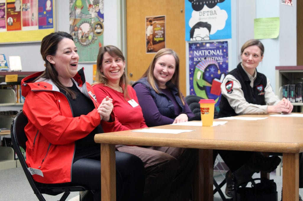 Women in Science panel at King Middle School 2-11-19