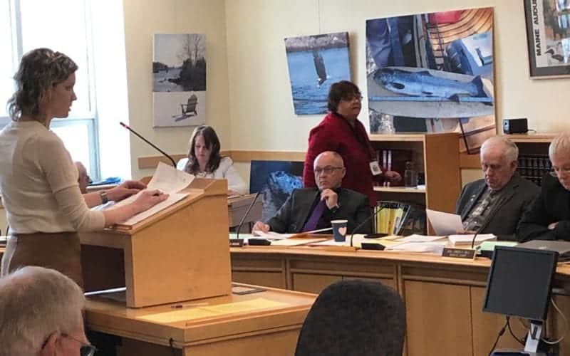 Maine Audubon Senior Policy & Advocacy Specialist Eliza Donoghue testifies in support of strengthening the Maine Endangered Species Act