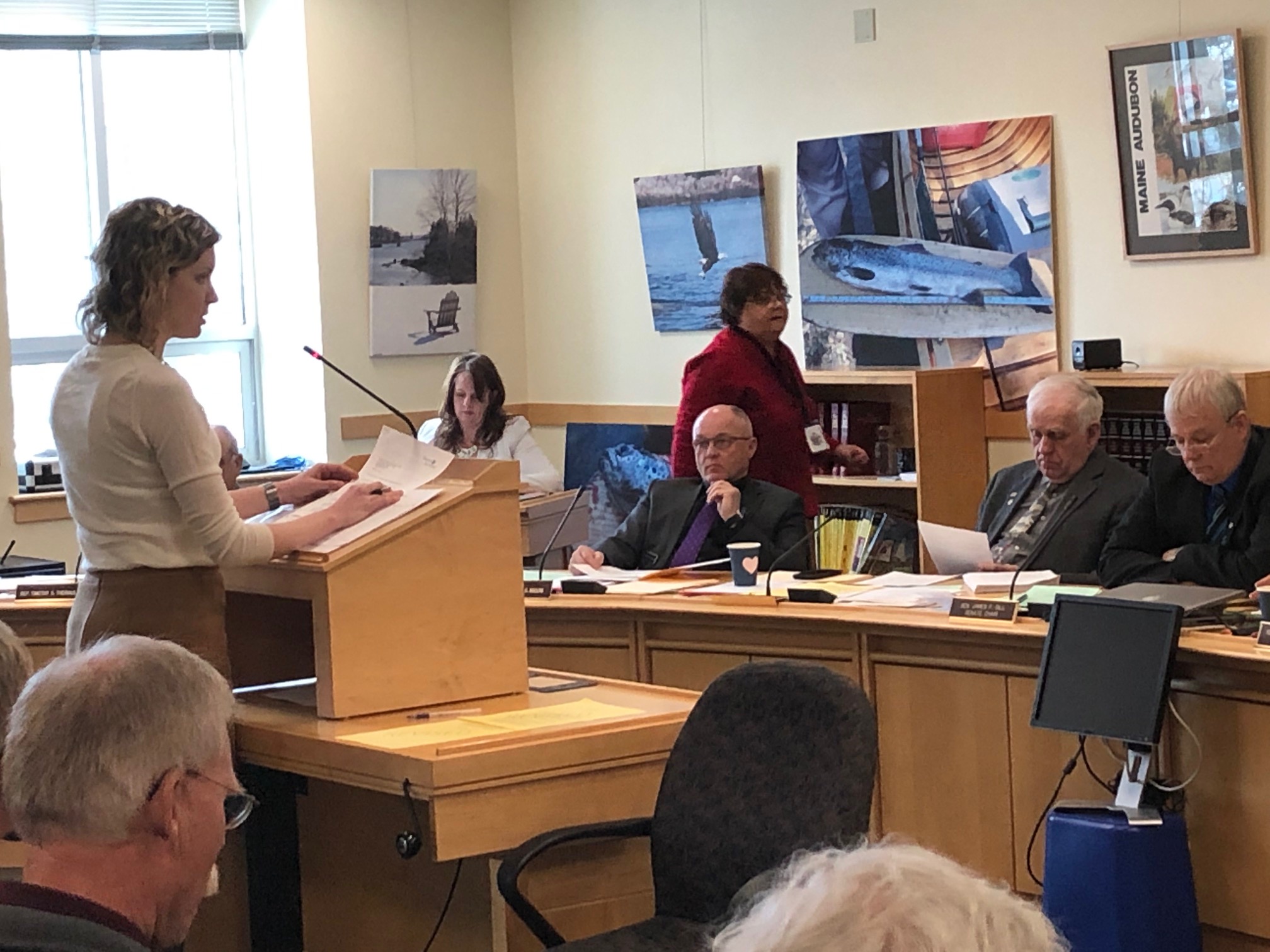 Maine Audubon Senior Policy & Advocacy Specialist Eliza Donoghue testifies in support of strengthening the Maine Endangered Species Act