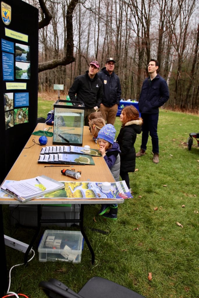 Representatives from the U.S. Inland Fisheries and Wildlife presented about their work.