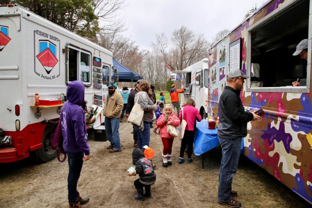 A variety of awesome food trucks were popular throughout the day.