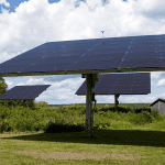 solar panels at Gilsland Farm
