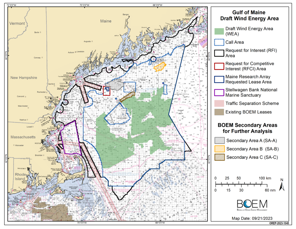 draft Gulf of Maine Wind Energy Area