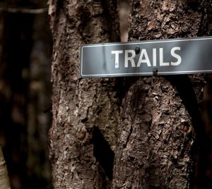 Mast Landing Trails sign